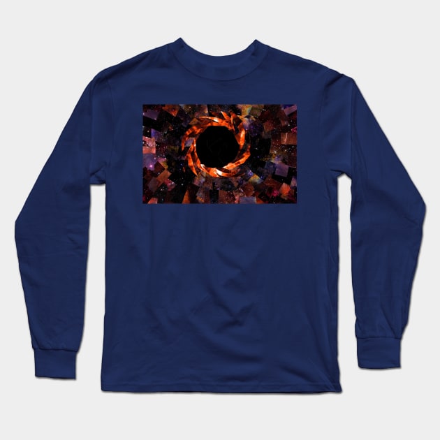 A Rendition of The Black Hole Long Sleeve T-Shirt by cajunhusker